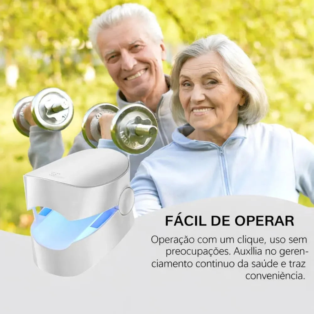 GlicoMax Oximetro de dedo oximetro medidor de açúcar